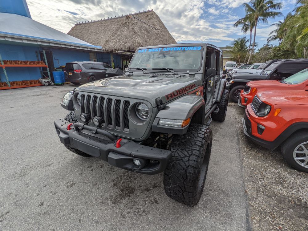 Key West Adventures gray jeep